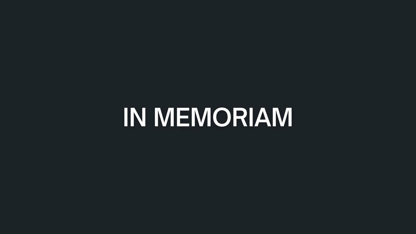 In Memoriam – Howard Rambin