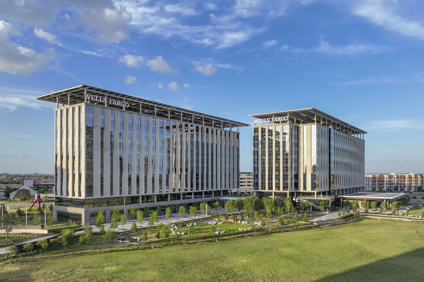 With 360,000 SF of Solar Panels, Wells Fargo Campus Soars Through Summer